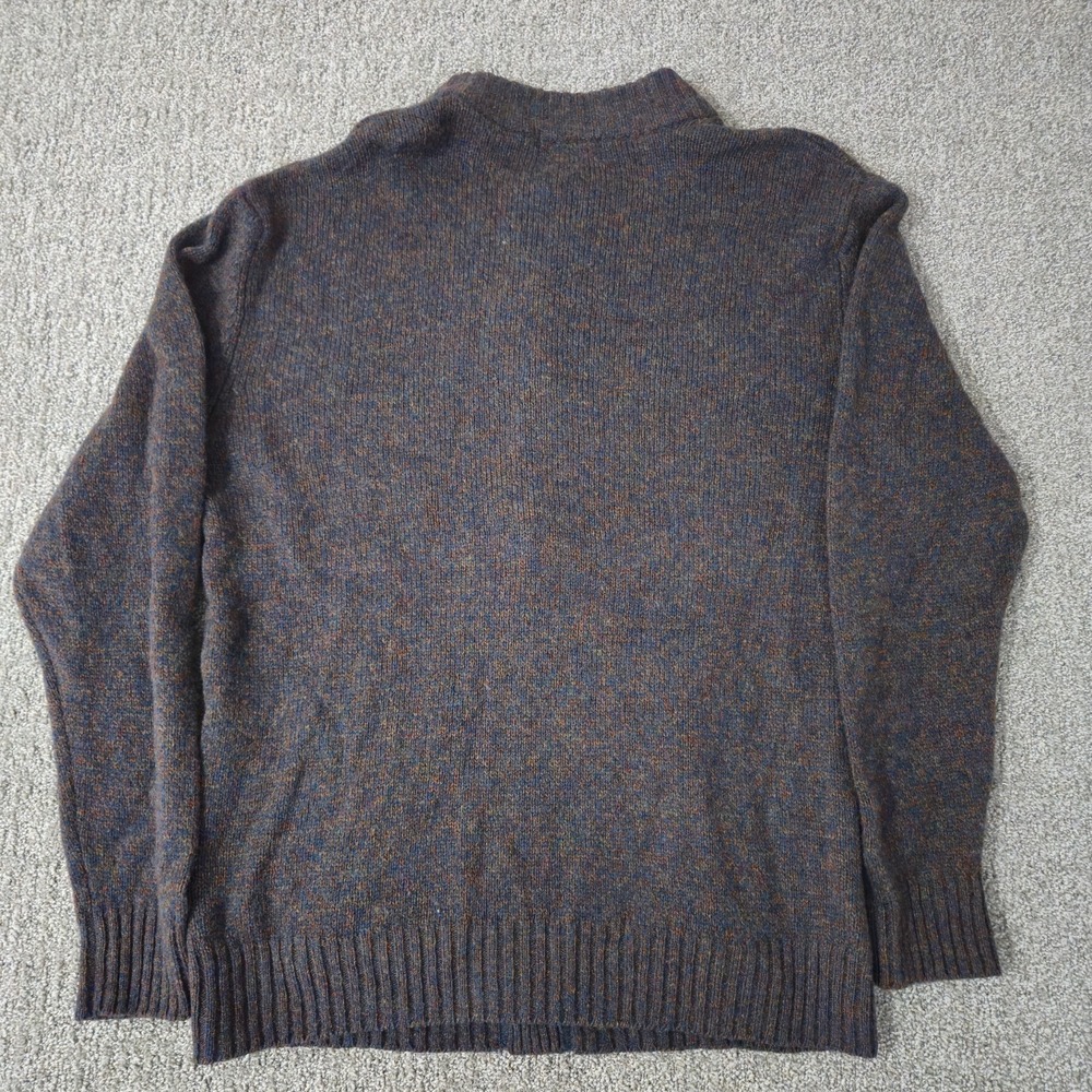 VTG Pendelton Sweater Mens M Shetland Wool Button Up Cardigan USA 90s Cottage - Picture 7 of 7